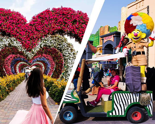 Miracle Garden and Global Village Combo Ticket